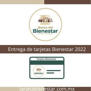 Entrega de tarjeta Bienestar 2022