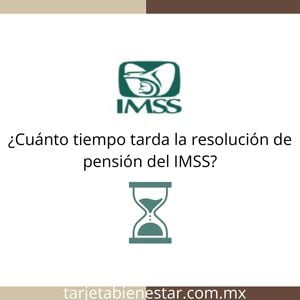 Cuanto tiempo tarda la resolución de pensión del IMSS